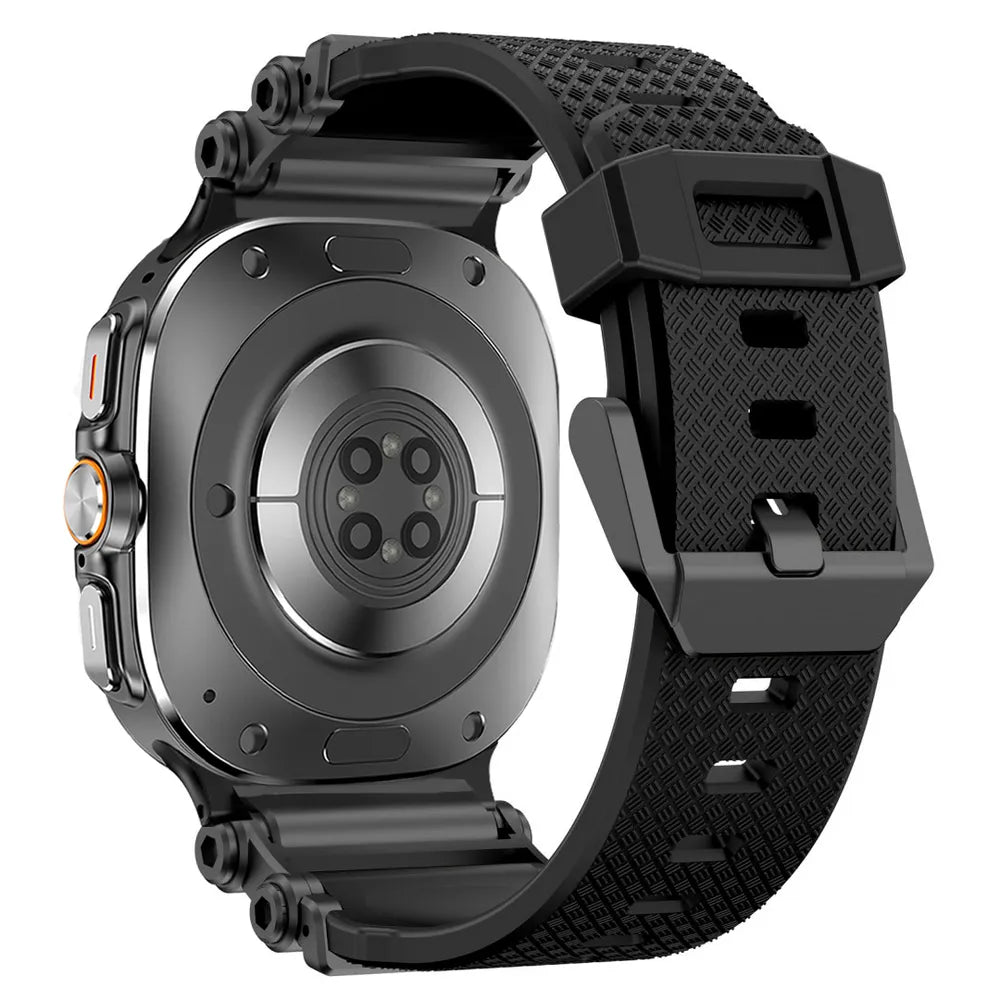 Rotation Axis Silicone Band For Galaxy Watch 7 Ultra/8 Ultra