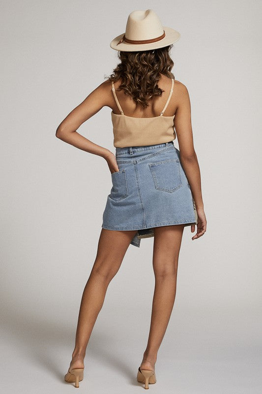 Denim skirt