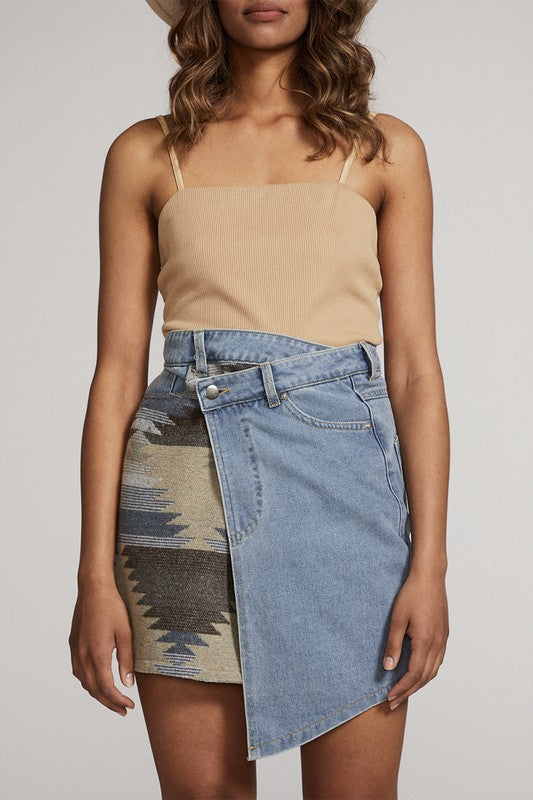 Denim skirt