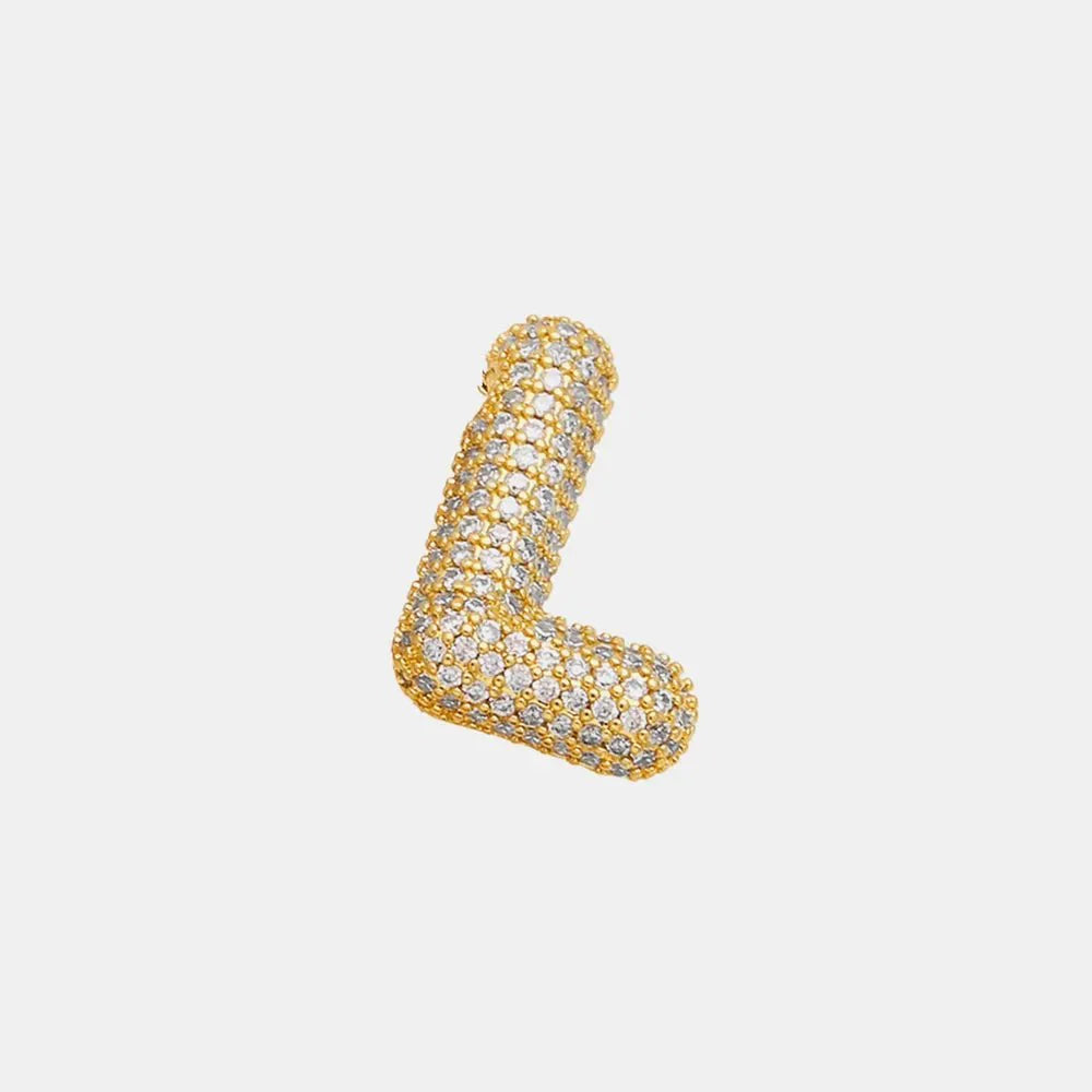 EmberLuxe "Glimmer" Bubble Letter Pendant (L-U)