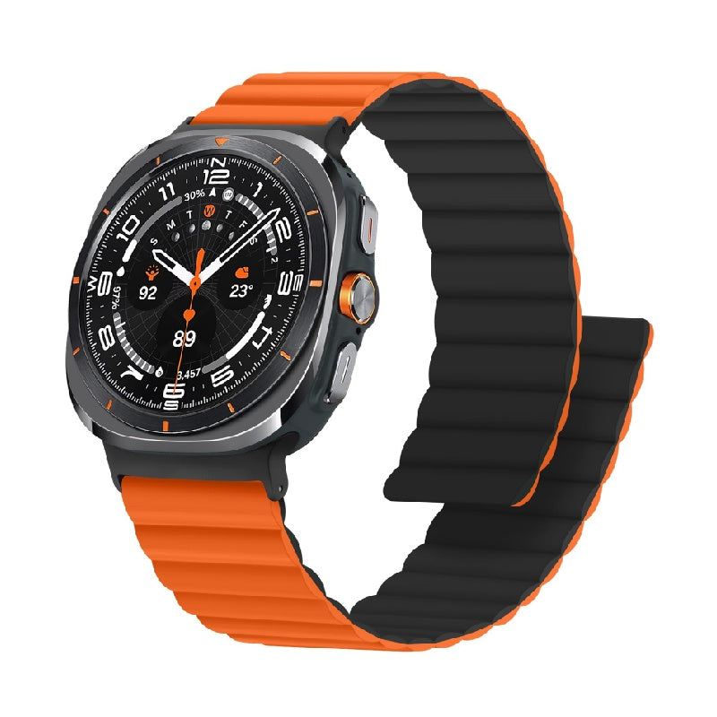 Magnetic Silicone Sport Band for Galaxy Watch 7 Ultra/8 Ultra