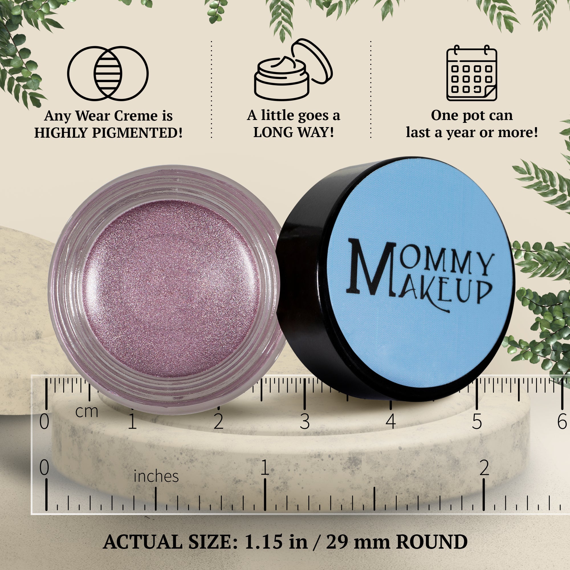 Elsa Any Wear Creme - A Waterproof Multi-tasking creme to powder product for eyes, cheeks & lips. Can be worn anywhere