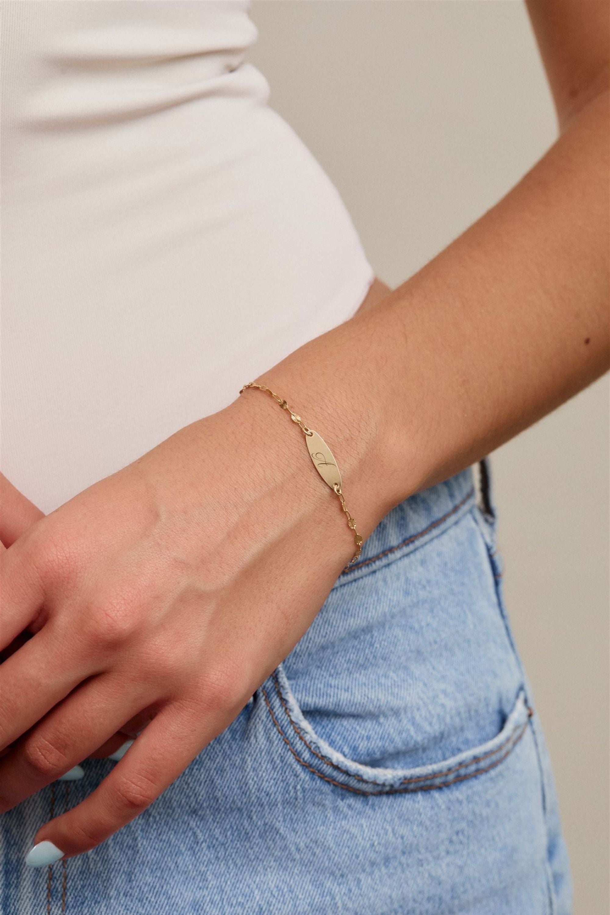 Banks Initial Bracelet