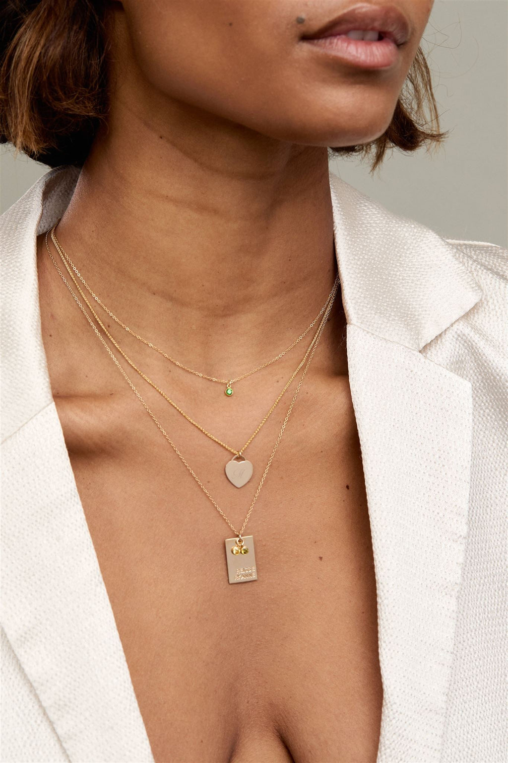 Birthstone Charm Necklace