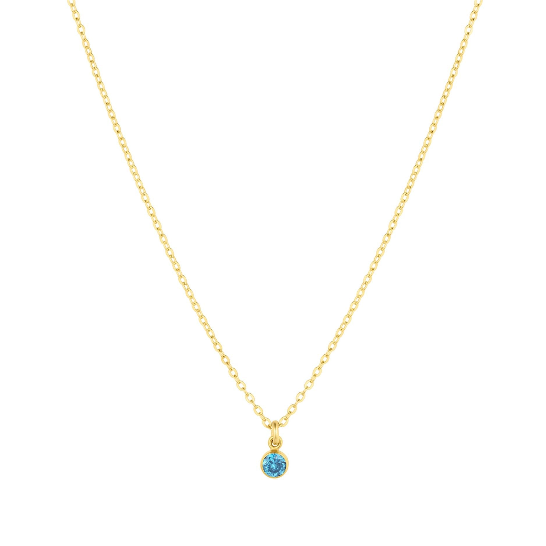 Birthstone Charm Necklace