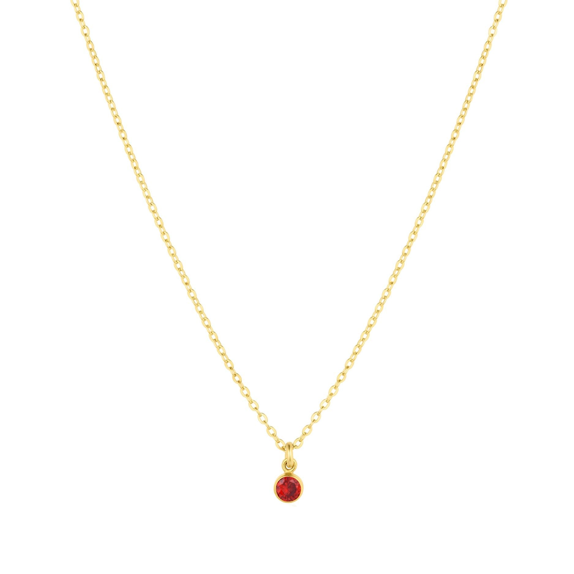 Birthstone Charm Necklace