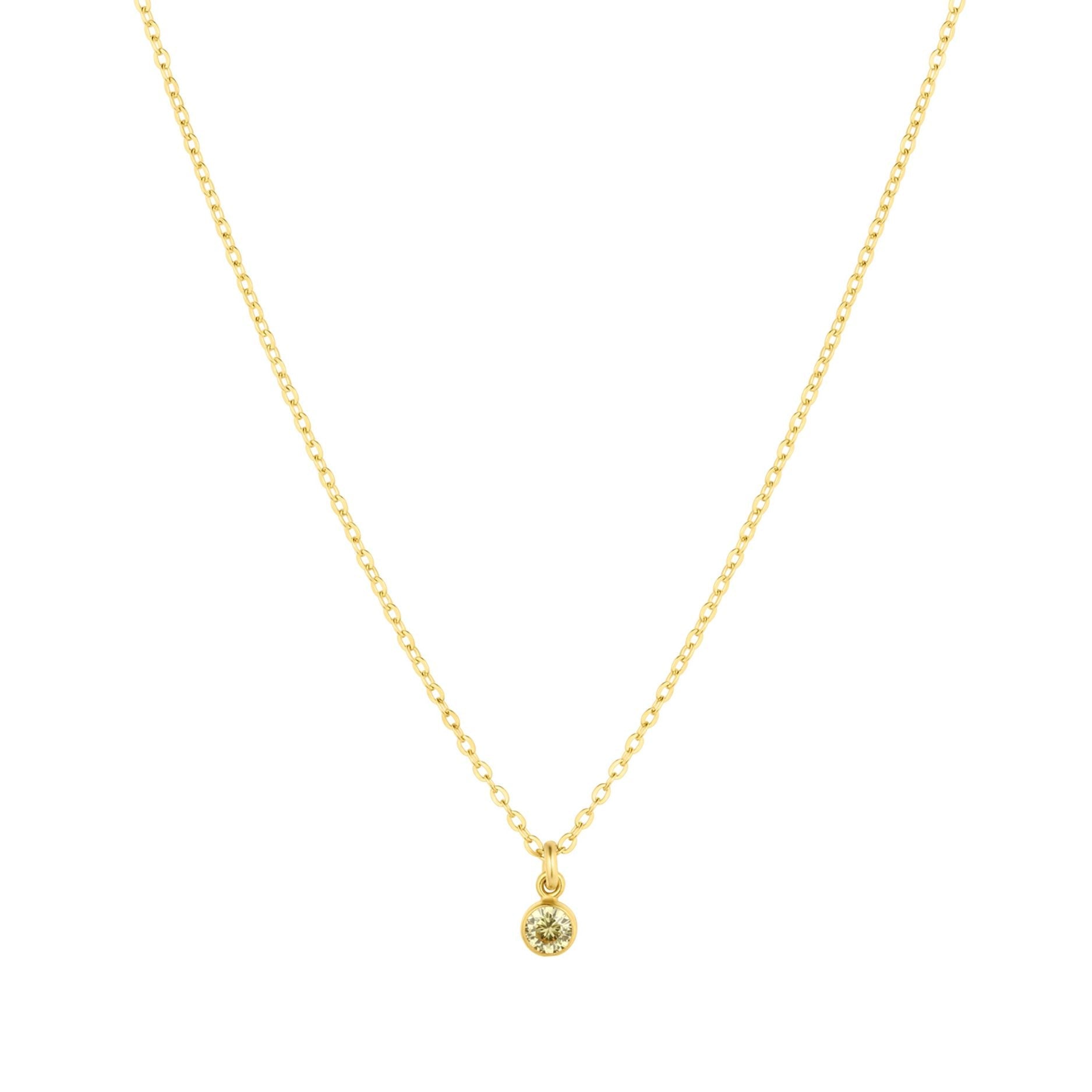 Birthstone Charm Necklace