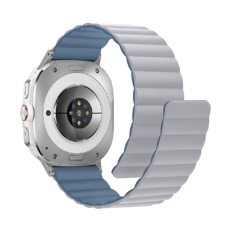 Magnetic Silicone Sport Band for Galaxy Watch 7 Ultra/8 Ultra
