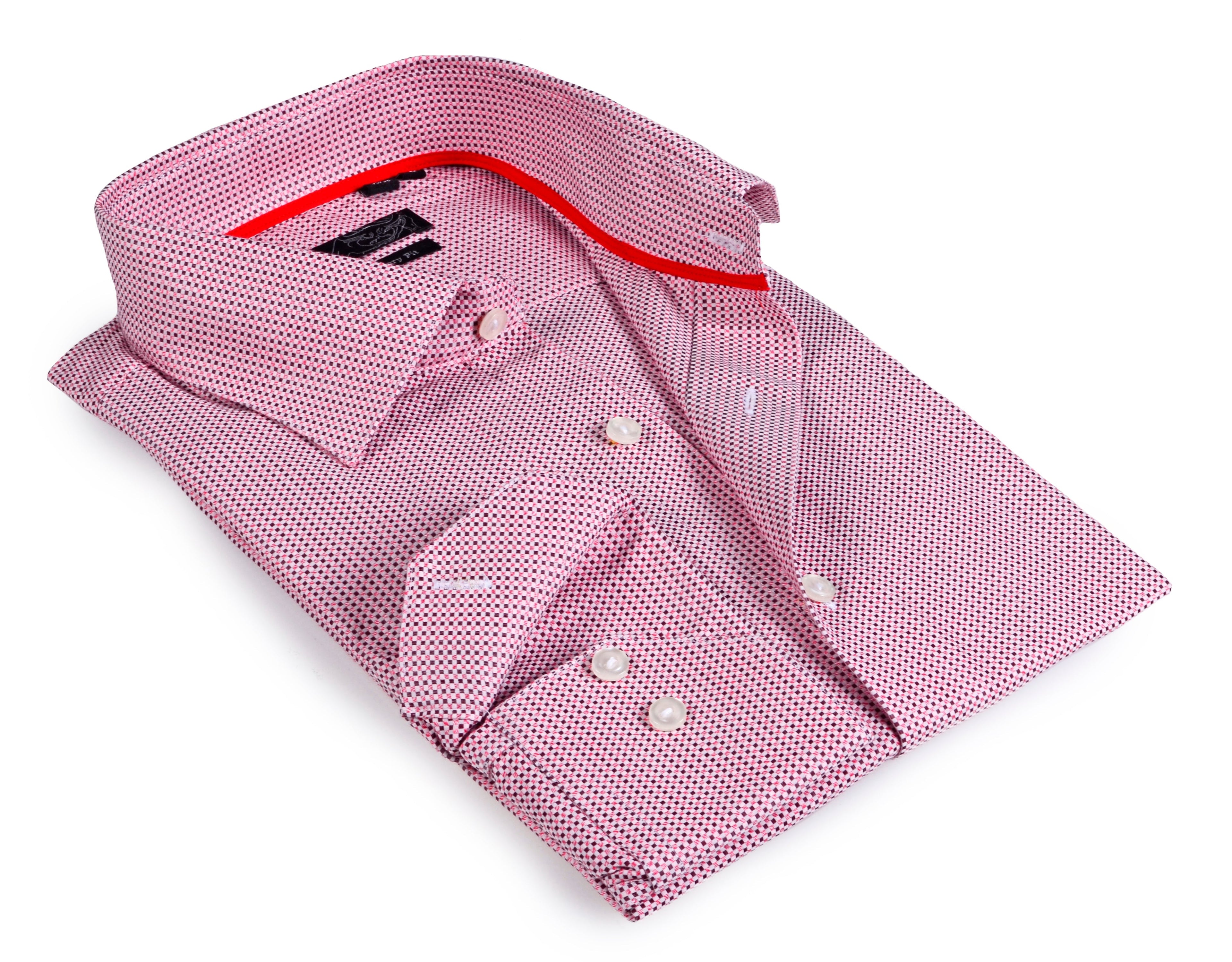 Button-Up Shirt //  - Contemporary Fit - contrast  trimming - final sale