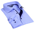 Button-Up Shirt //  - Tailored Fit - contrast  trimming - final sale