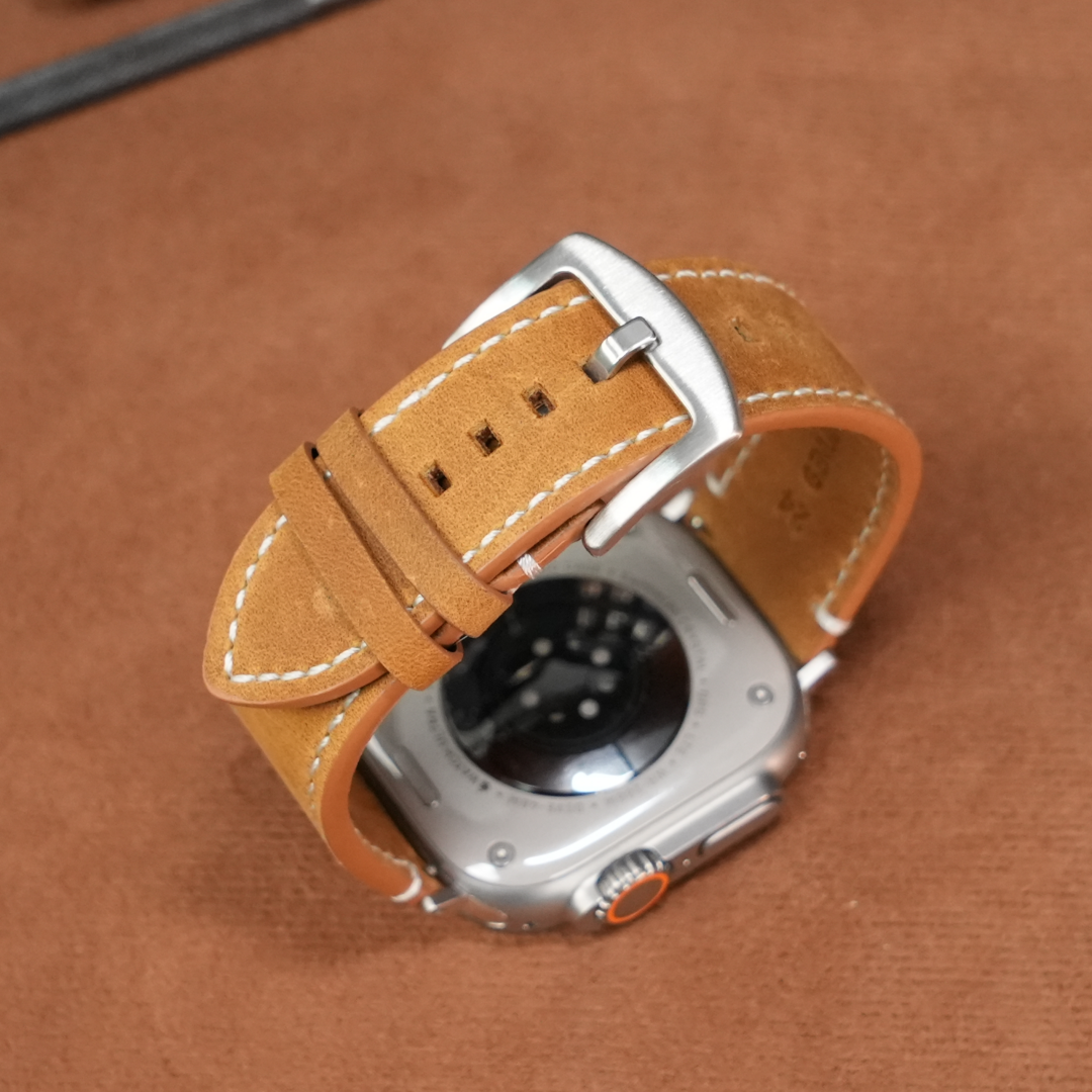 Universal Vintage Leather Band – 20-26mm for Apple Watch & Traditional Watches – Italian Cowhide