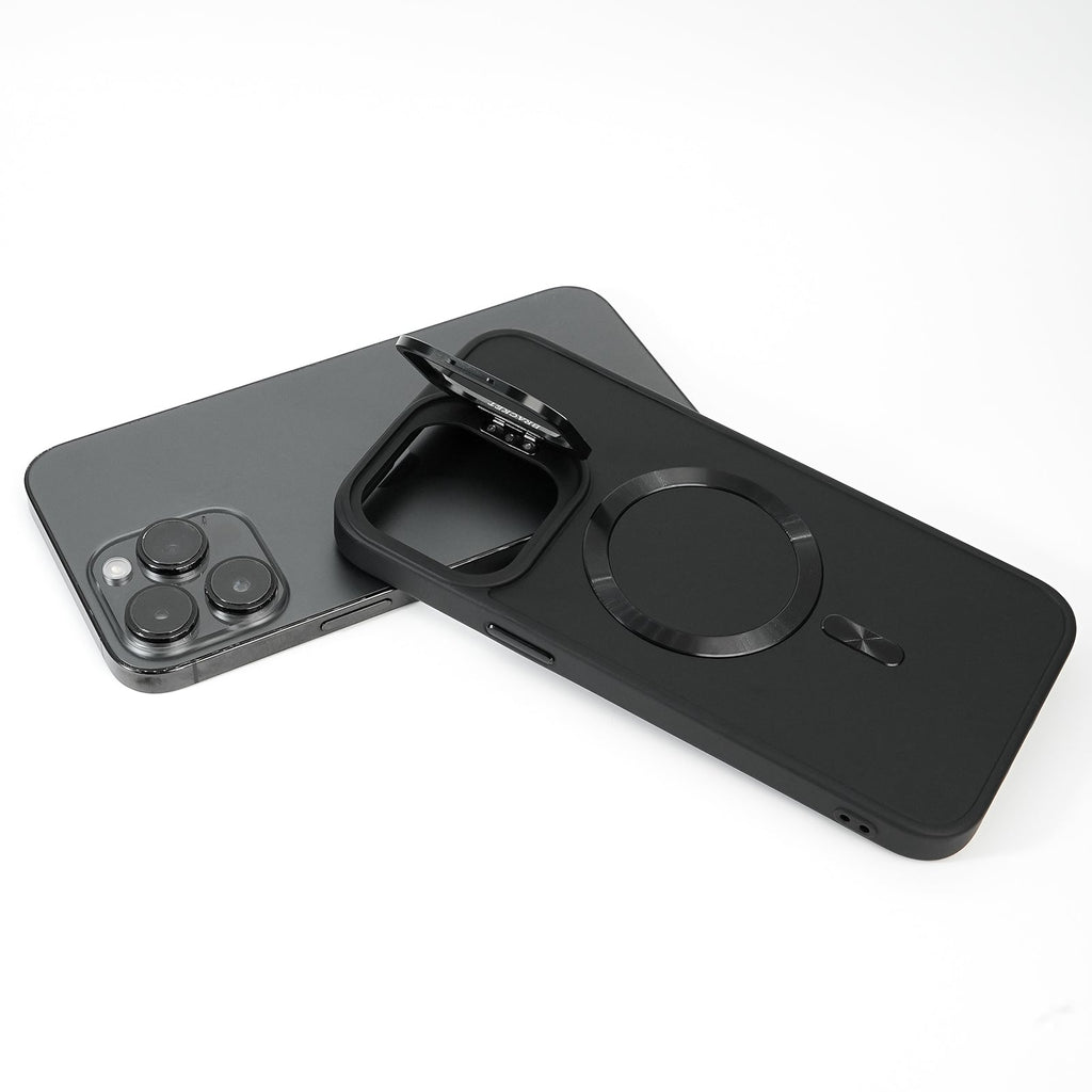 MagSafe Compatible Military-Grade Protective iPhone Case with Hidden Stand