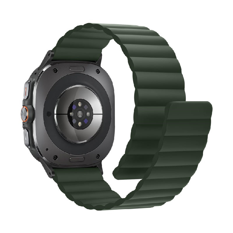 Magnetic Silicone Sport Band for Galaxy Watch 7 Ultra/8 Ultra