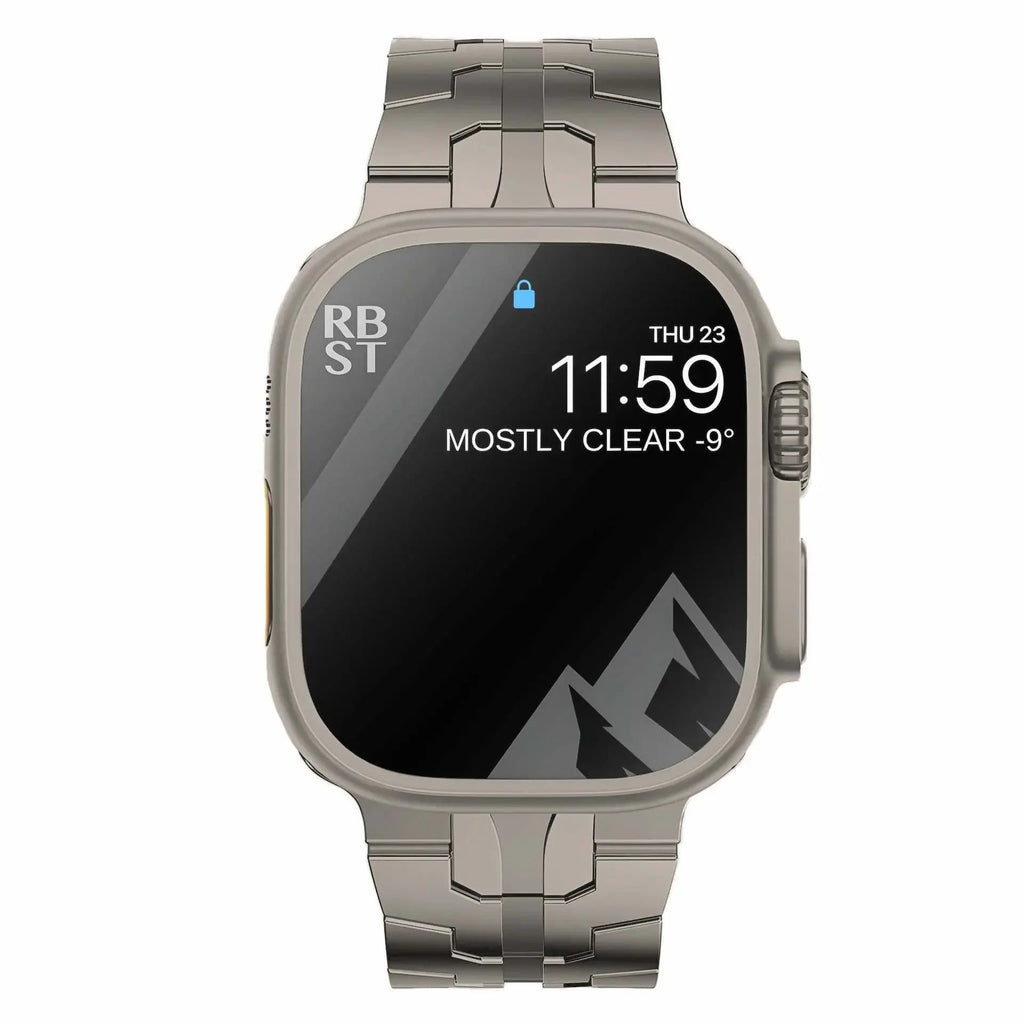 Titanium Metal Watchband For Apple Watch Ironman Basic Version