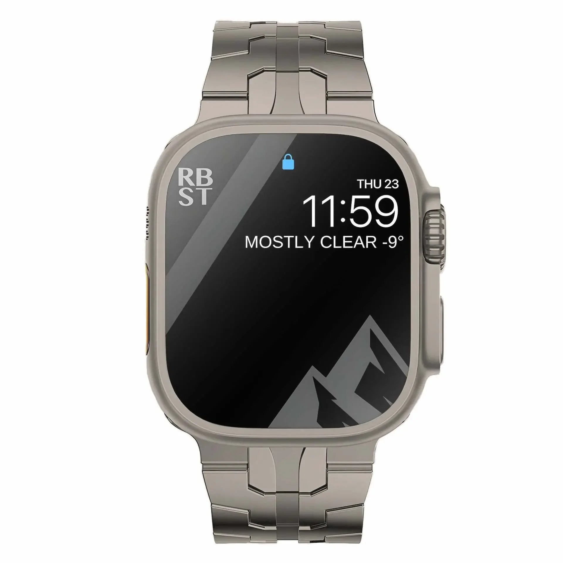 Titanium Metal Watchband For Apple Watch Ironman Basic Version