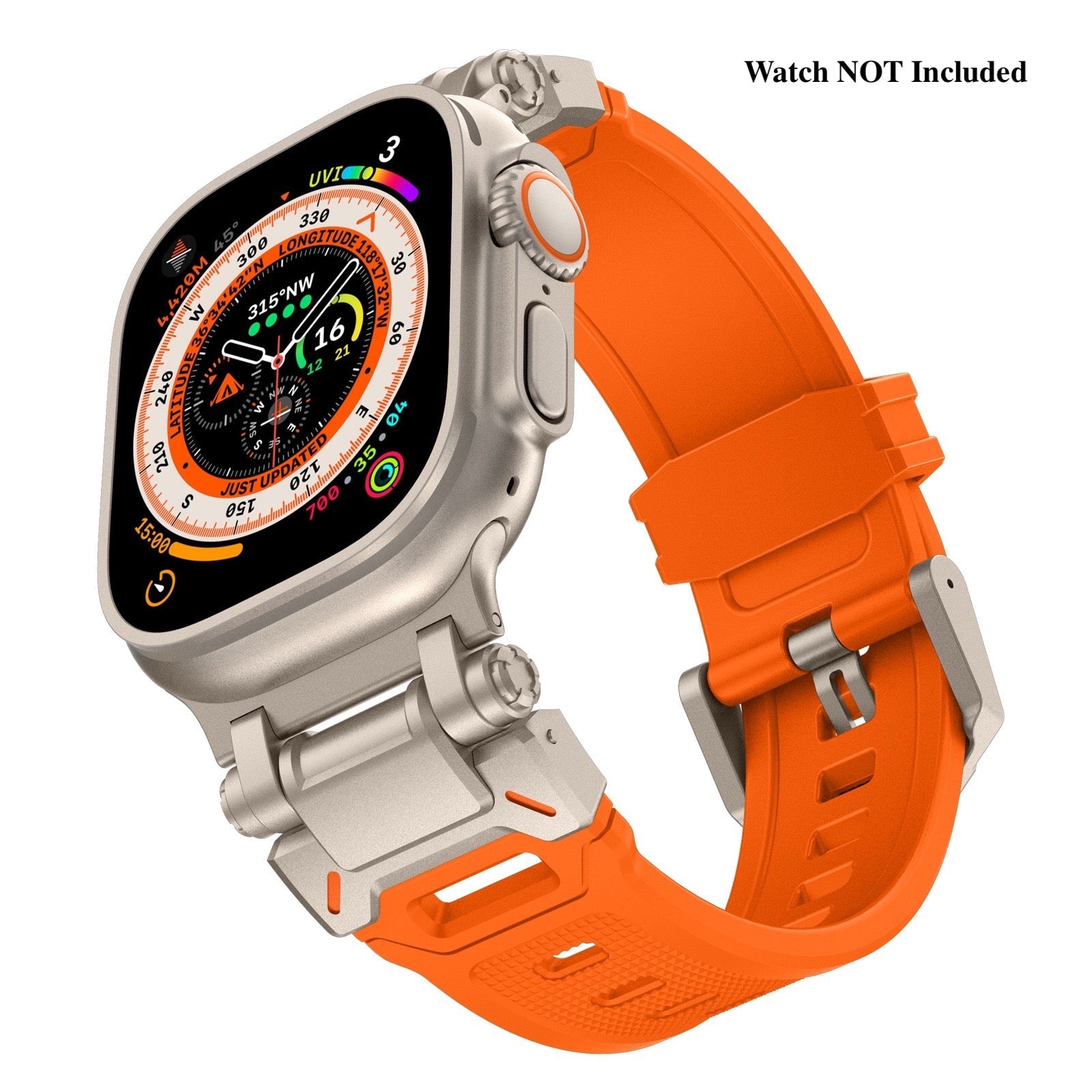 Explorer Silicone Band For Apple Watch