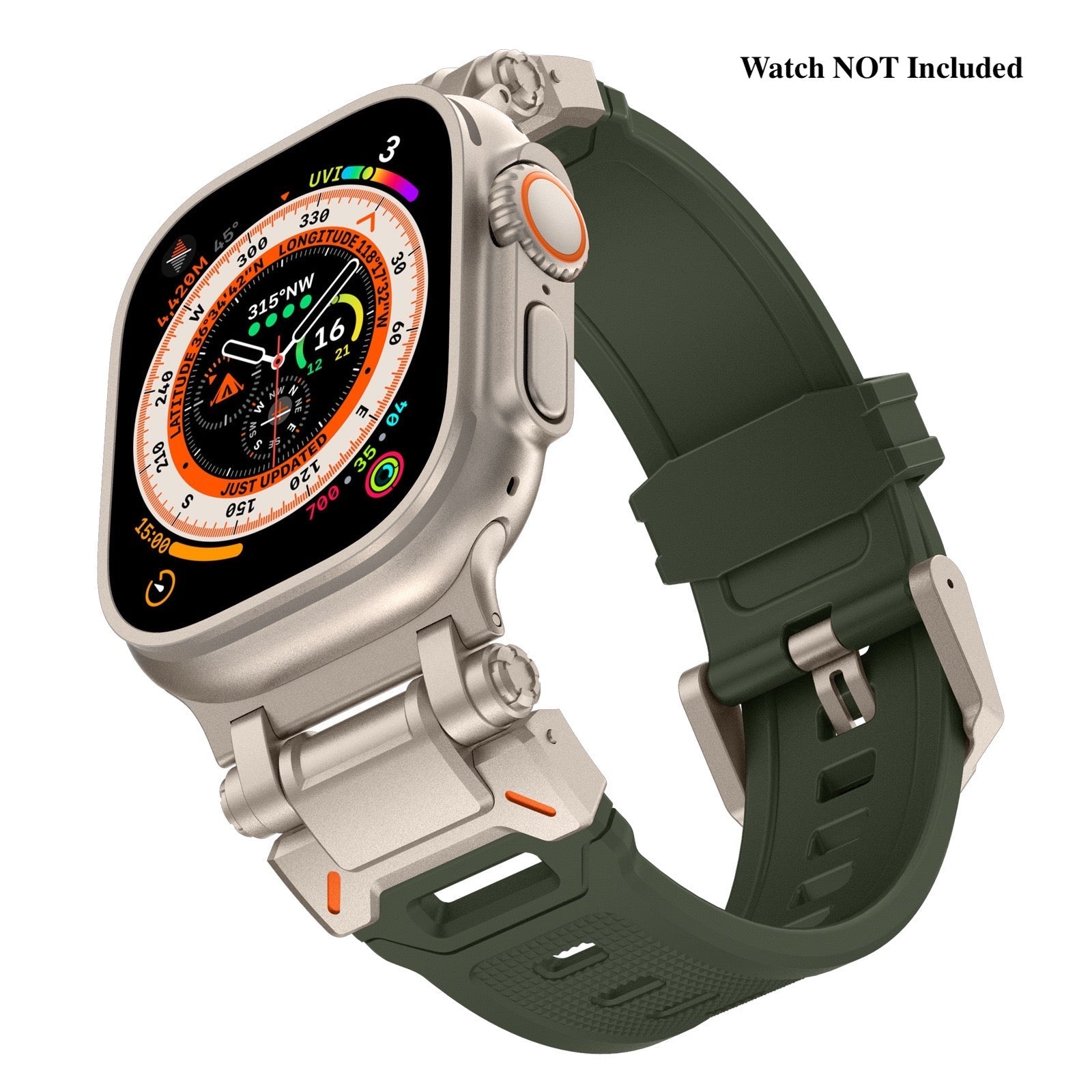 Explorer Silicone Band For Apple Watch