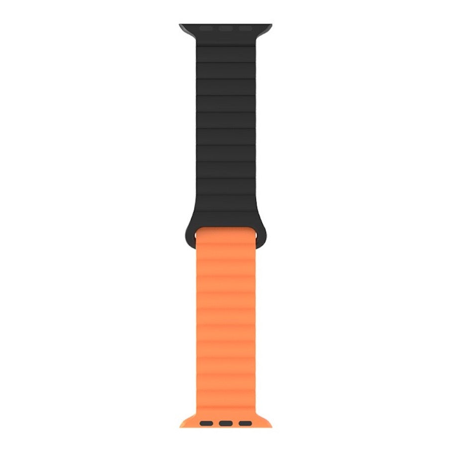 Silicone Magnetic Snap-ring Buckle Watch Strap