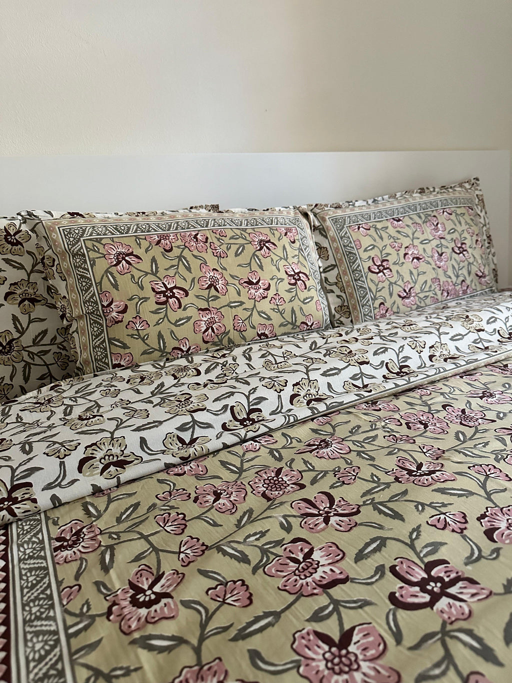 The Olive Blush Sheet Set