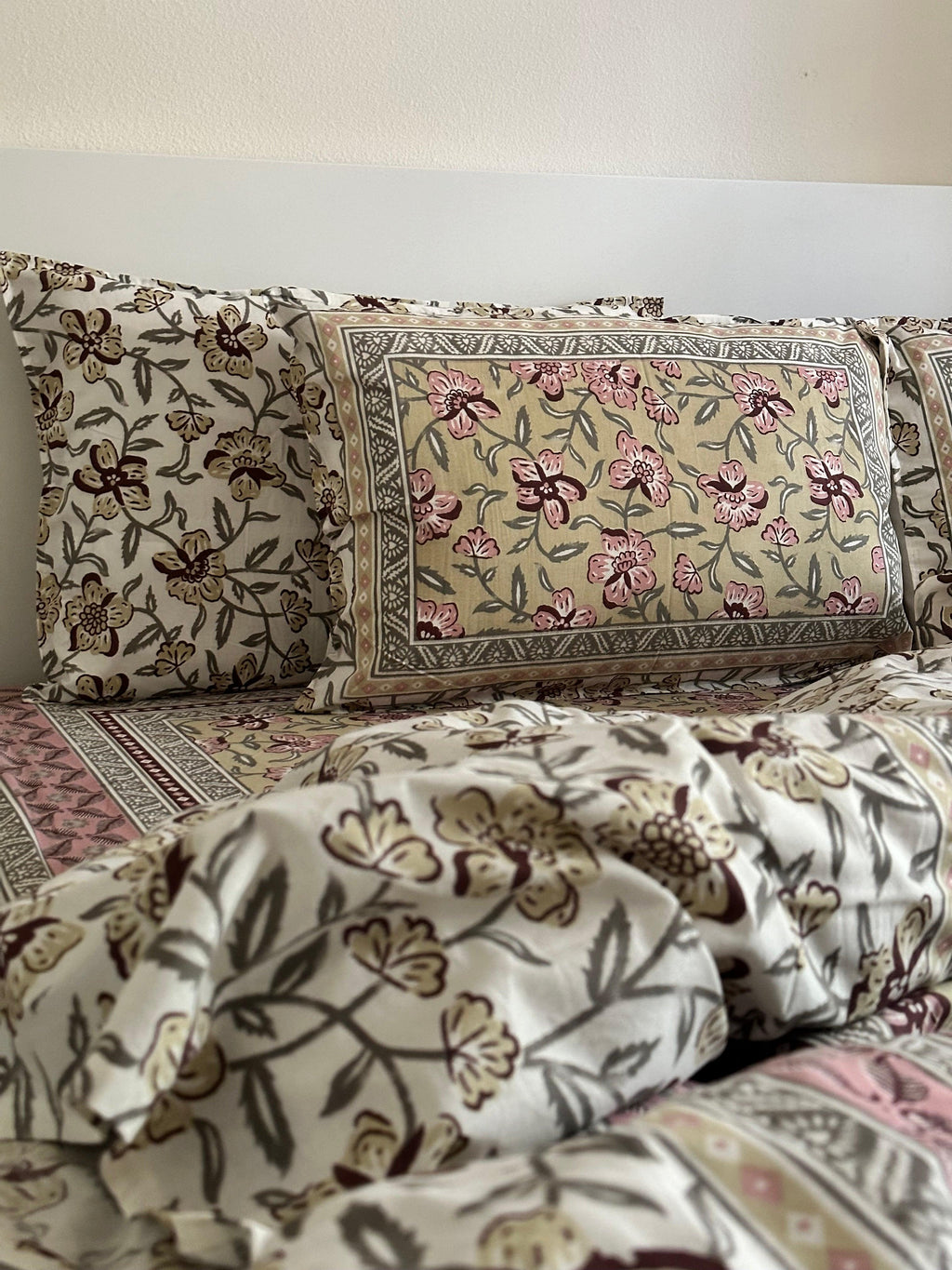 The Olive Blush Sheet Set