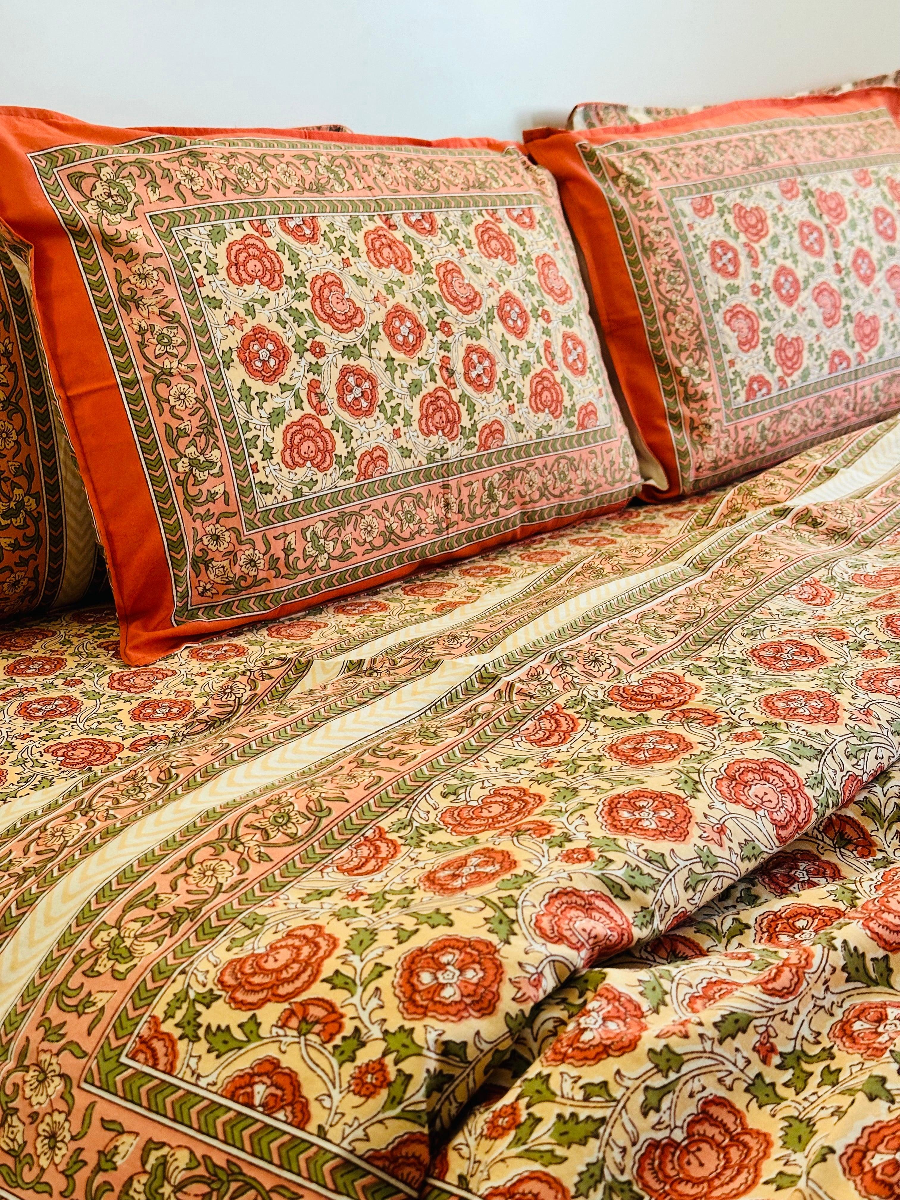 The Floral Kaleidoscope Sheet Set