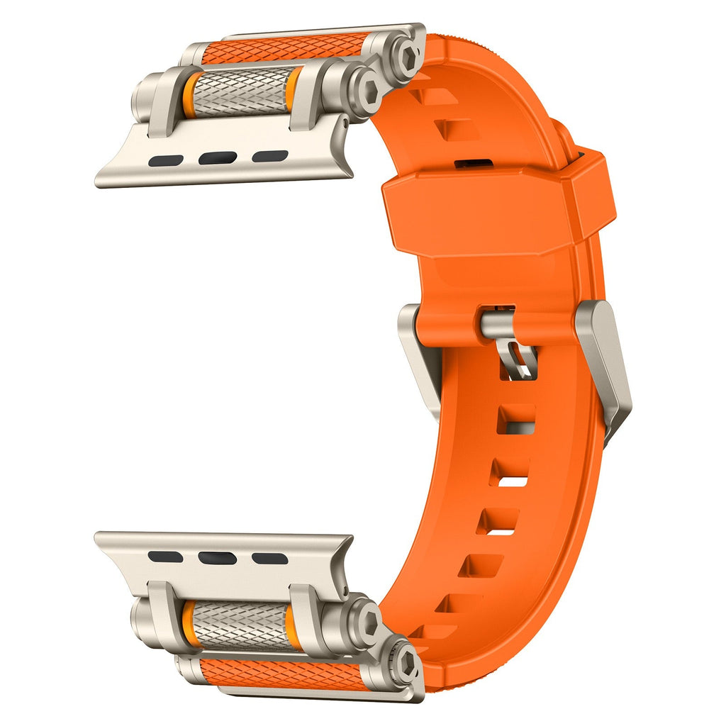 Tactical Destiny Gear Rotating Silicone Band For Apple Watch