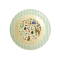 Melamine Kids Bowl | Fun Fair Mint Print -