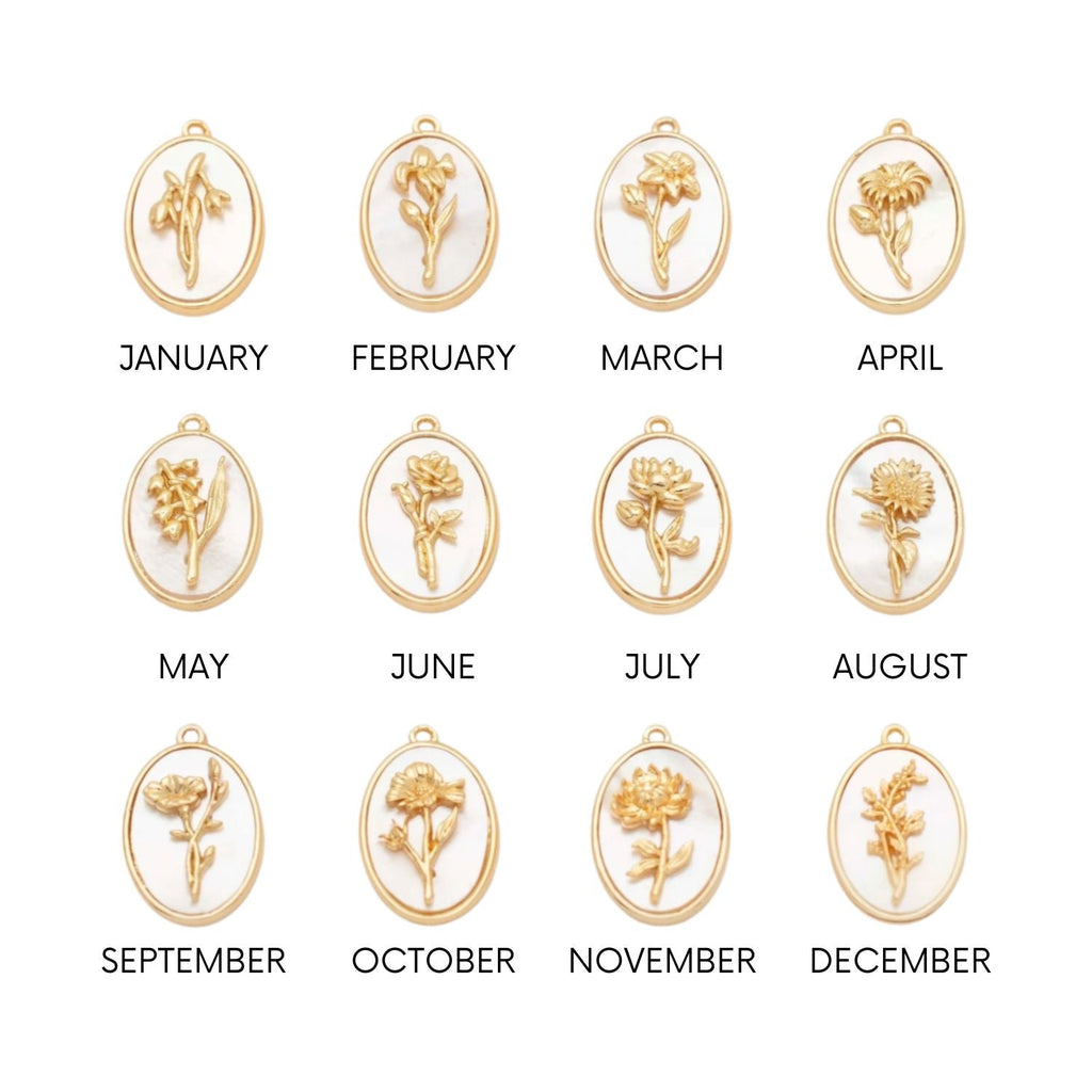 Katrina Birth Flower Necklace