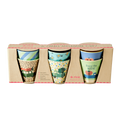 Melamine Kids Cups with Happy Cars Print - Small - 6 pcs. in Gift Box