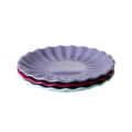 Flower Side Plate - Dark Fuchsia Color