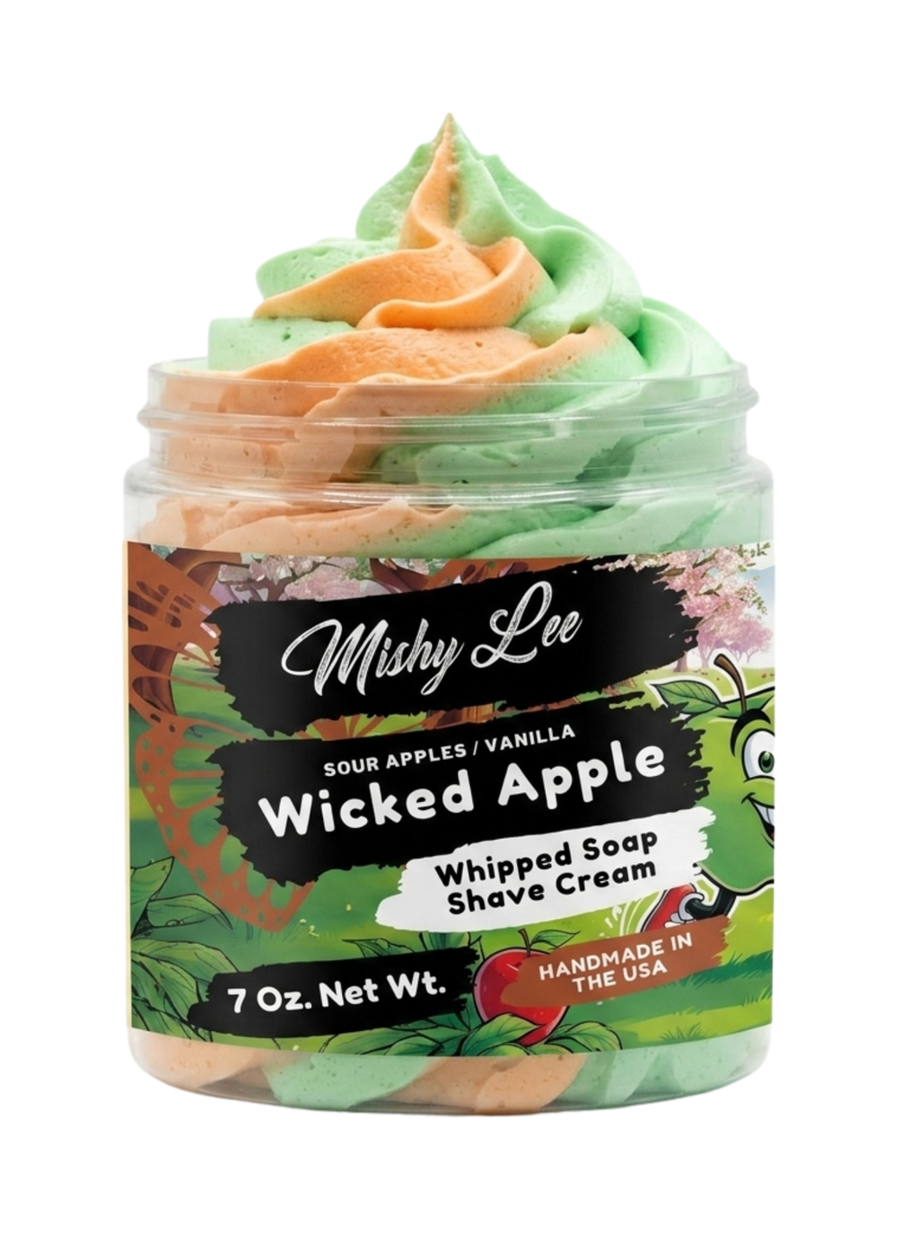 Wicked Apple Whipped Soap and Shave Cream