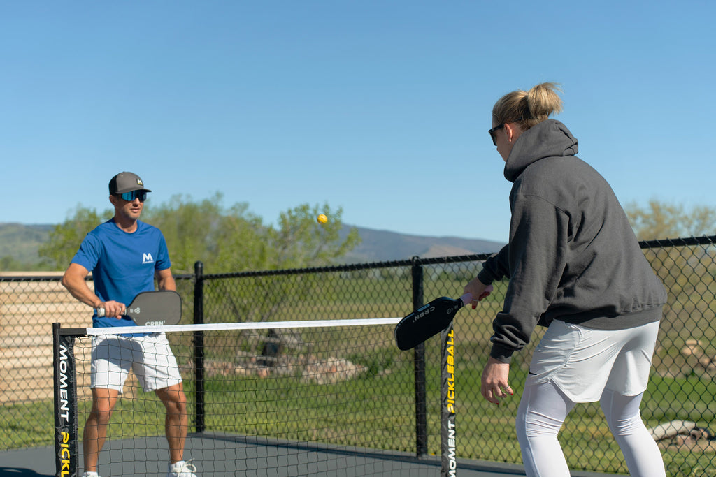 Moment Pickleblasters 2-Color Mini Plastic Indoor/Outdoor Practice Balls for Pickleball Training
