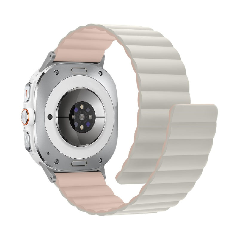 Magnetic Silicone Sport Band for Galaxy Watch 7 Ultra/8 Ultra