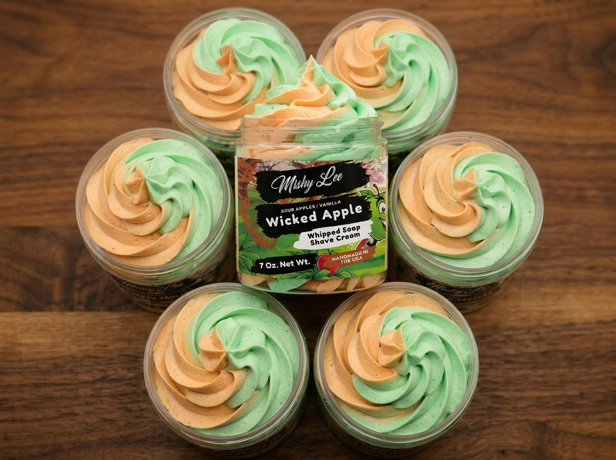Wicked Apple Whipped Soap and Shave Cream