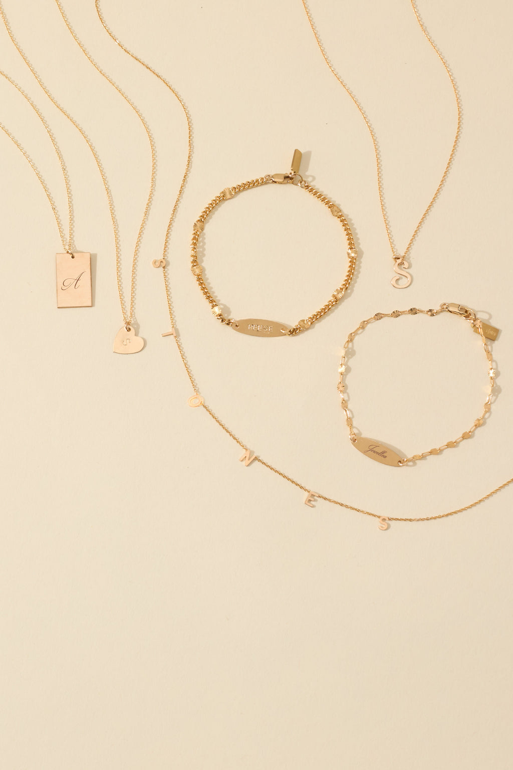 The First Layer - Sophia Initial Necklace
