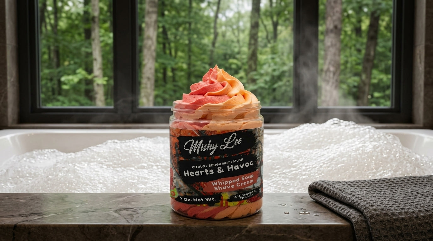 Hearts & Havoc Men's Whipped Soap and Shave Cream