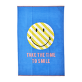 Cotton Tea Towel - Blue - Smiley®