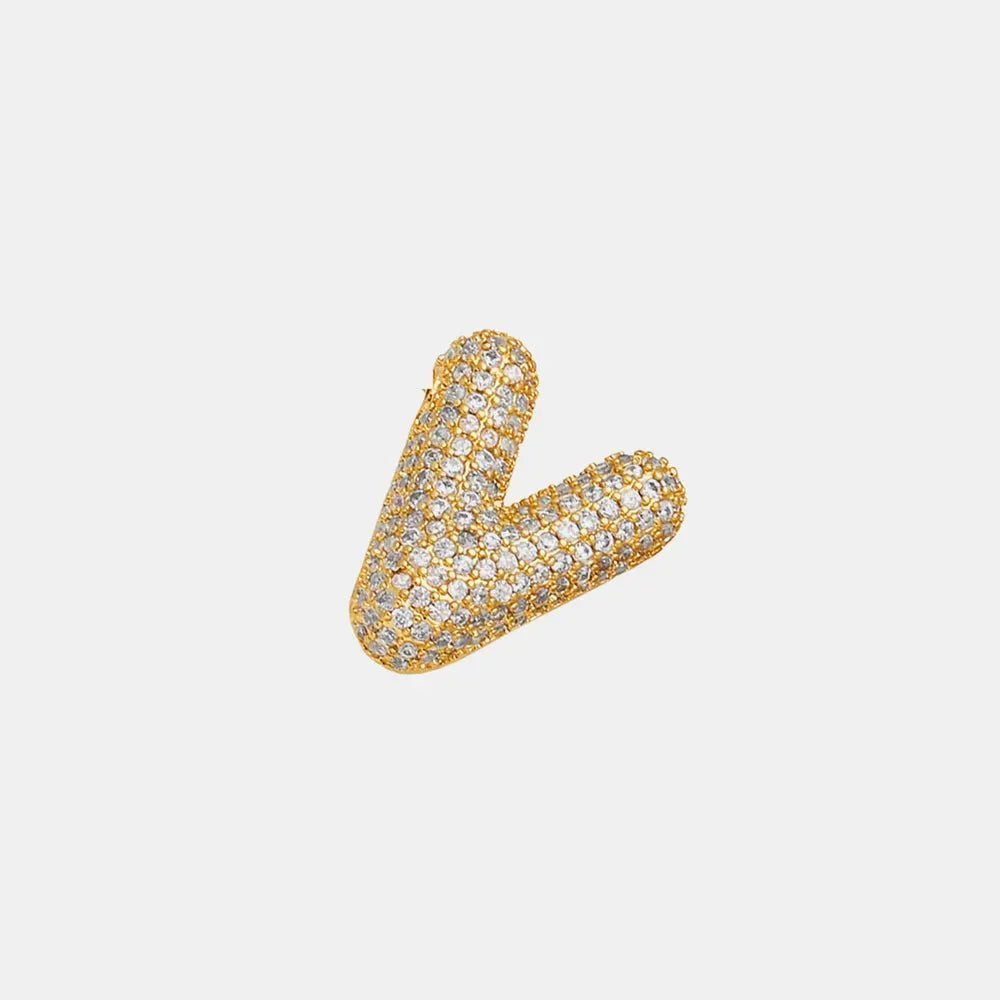 EmberLuxe "Glimmer" Bubble letter Pendant (V-Z)