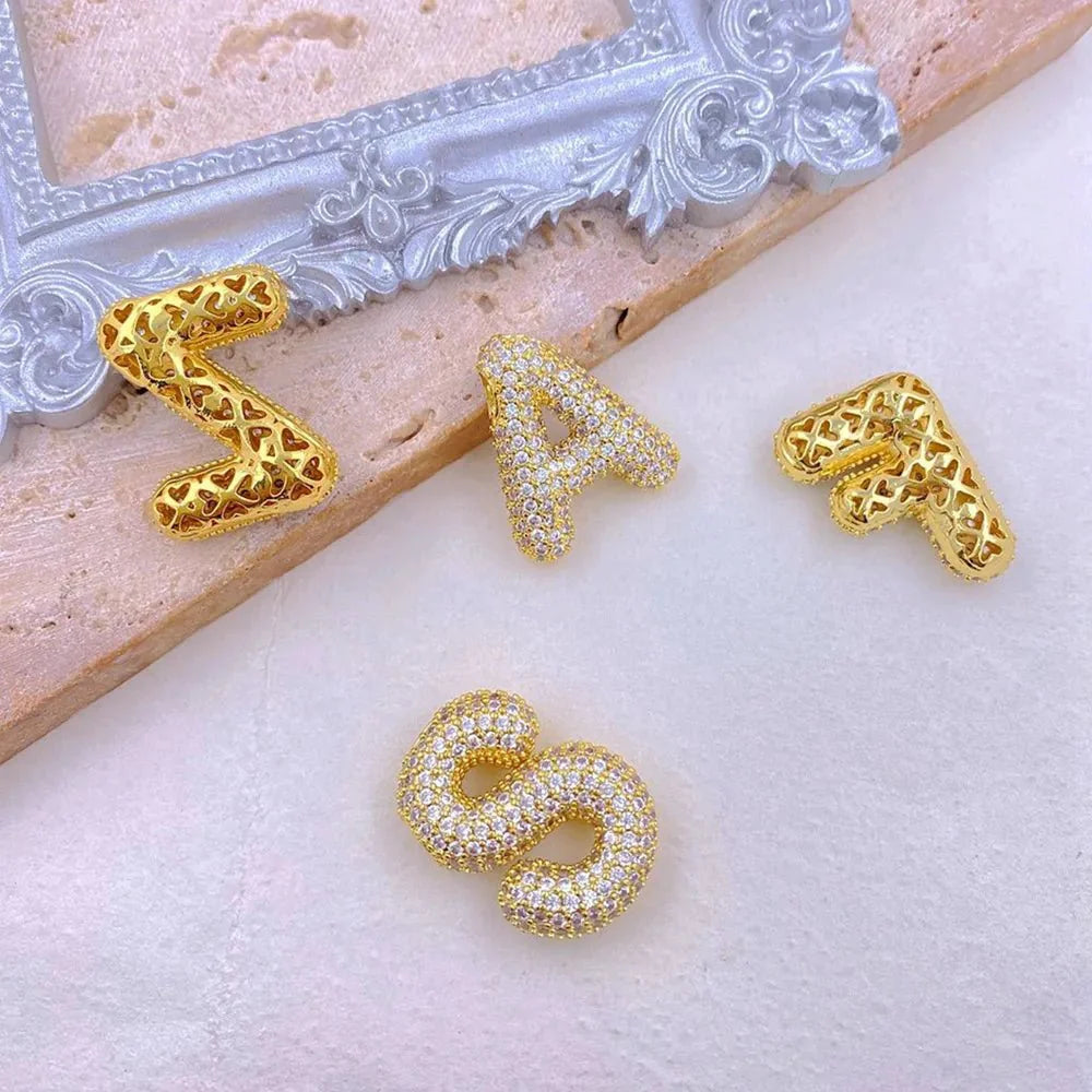 EmberLuxe "Glimmer" Bubble letter Pendant (V-Z)