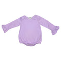 Threaded Cotton Girl Long Sleeve Ruffle Bubble 100% Cotton
