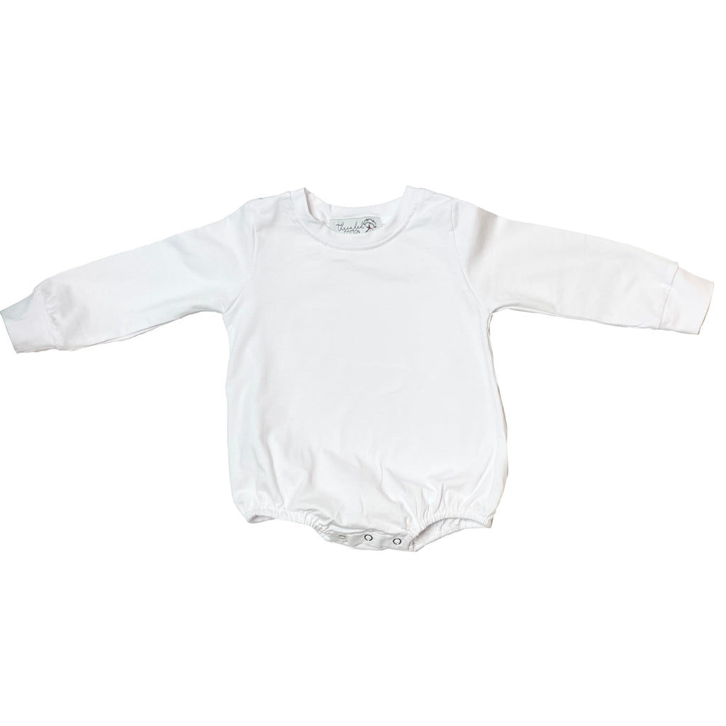 Threaded Cotton Boy Long Sleeve Bubble 100% Cotton