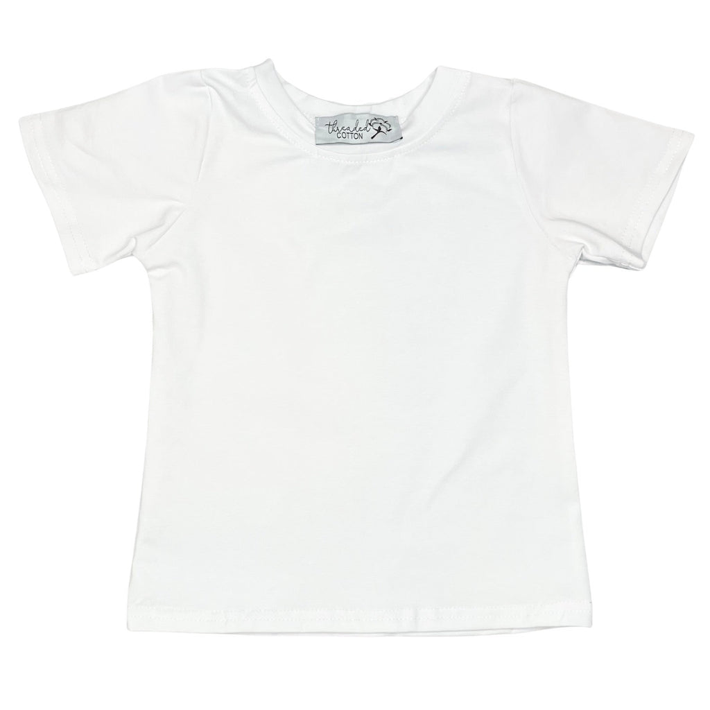 Threaded Cotton Boy Short Sleeve Shirt 100% Cotton