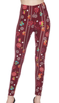 Christmas Gifts Print Brushed BUTTER SOFT PLUS SIZE Leggings