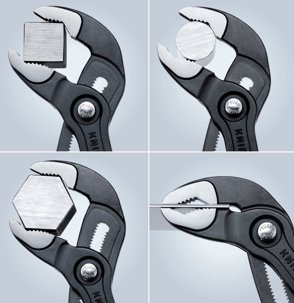 Knipex 4 Piece Cobra® Pliers Set With 10 Piece Tool Holder 9K 00 80 138 US