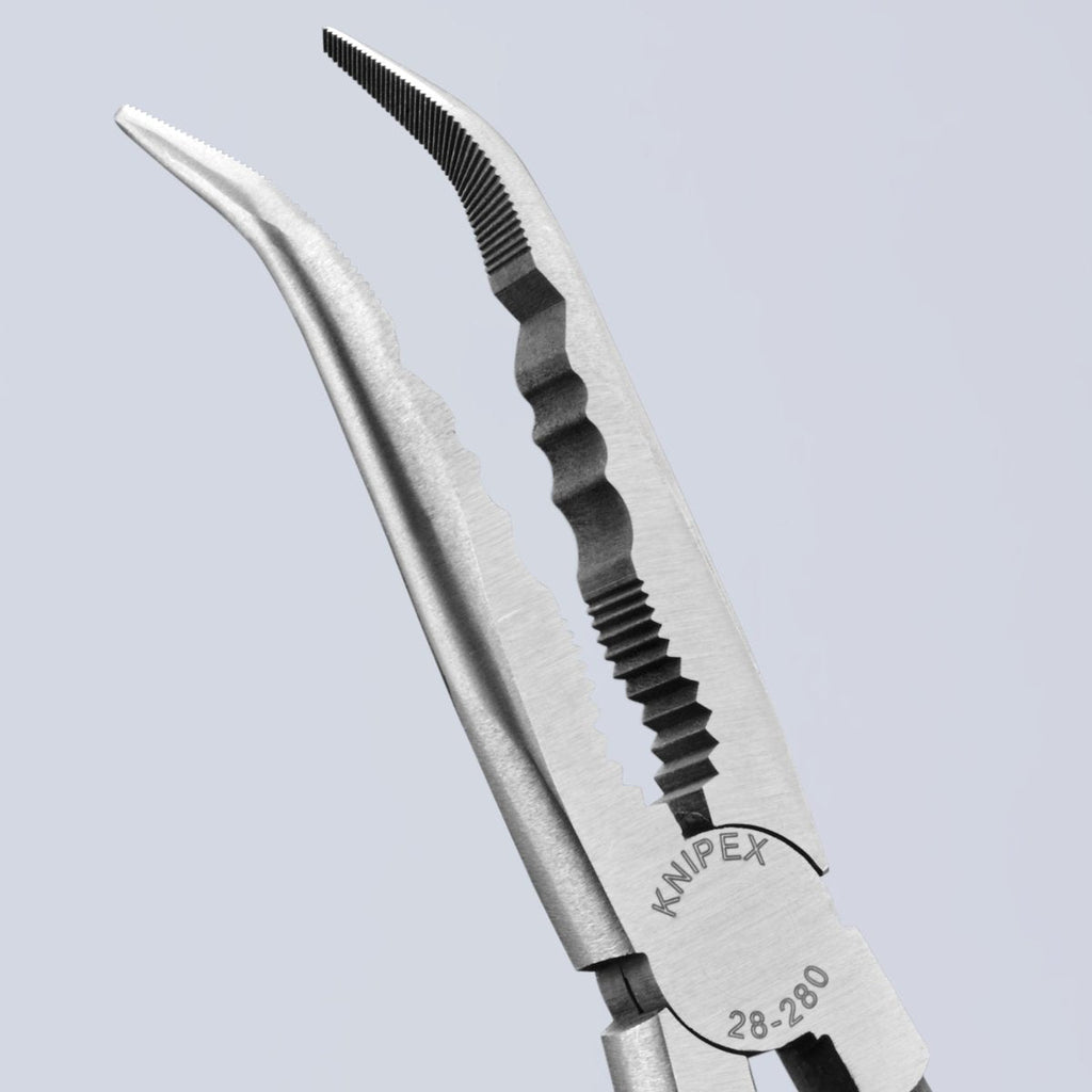Knipex Extra Long Reach Needle Nose 45° Angled Pliers 11" 28 81 280