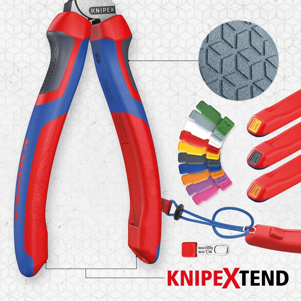 Knipex High Leverage Angled Diagonal Cutters 10" 74 22 250