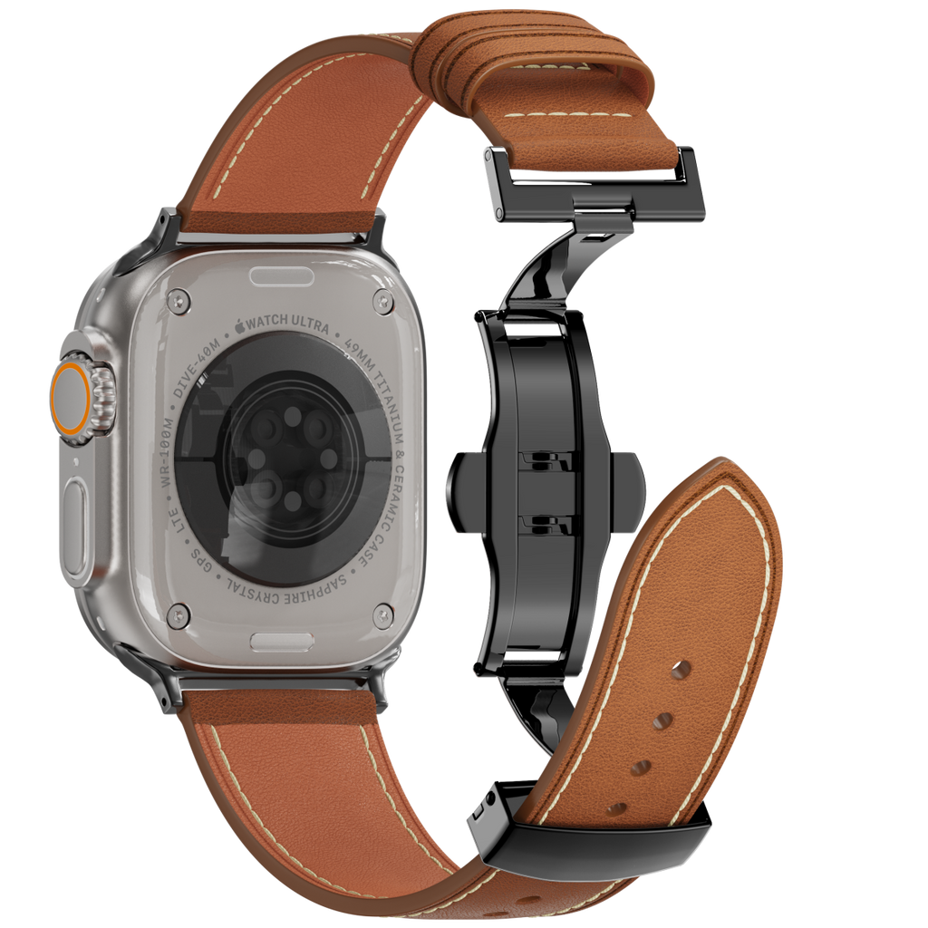 Leather Butterfly Band – Ideal Gift for Apple Watch