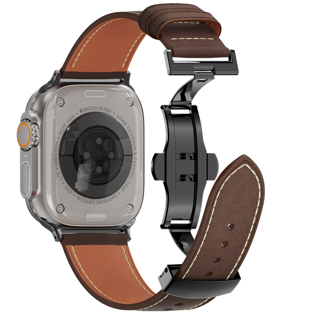 Leather Butterfly Band – Ideal Gift for Apple Watch