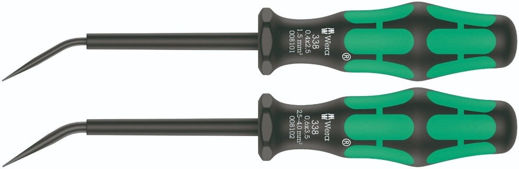Wera 338/2 Actuation Tool For Terminal Blocks Spring Cages 2 Pieces 05008100001