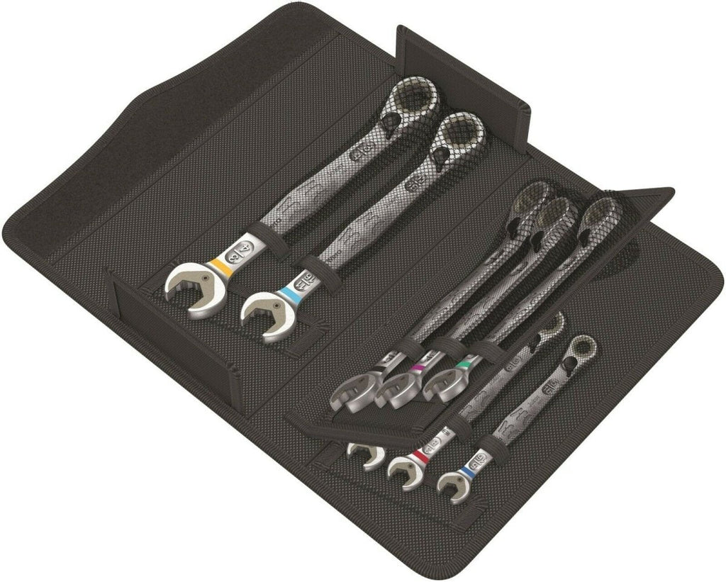 Wera 6001 Joker Switch Ratcheting Combination Wrench Set 8 Piece SAE 05020093001